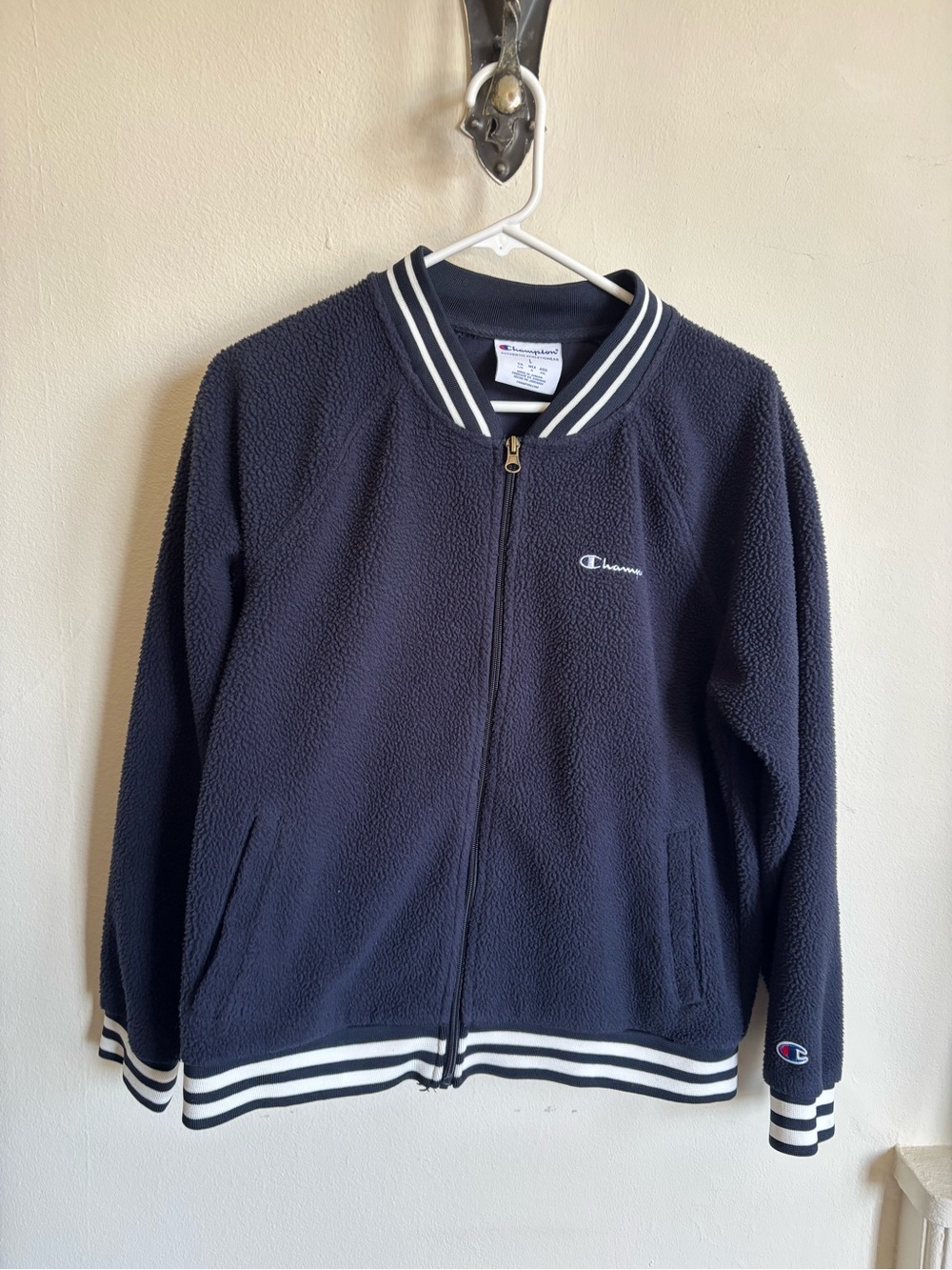 Champion fleece bomber jacket
